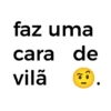 faz uma cara de vilã