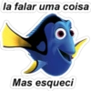 la falar uma coisa Mas esqueci