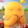 Chubby yellow dinosaur 24