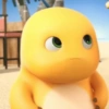 Chubby yellow dinosaur 19