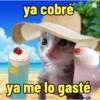 ya cobré ya me lo gasté
