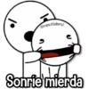 @rose stickers! Sonrie mierda