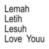 Lemah Letih Lesuh Love Youu