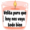 carols.zdio Velita para que hoy nos vaya todo bien