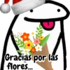 Gracias por las flores...