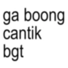 ga boong cantik bgt