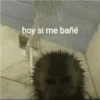 hoy si me bañé
