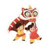 Kartun / karakter imlek 9