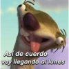 Así de cuerdo voy llegando al lunes