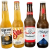 Budweise TING SINCE 187 Corona Extra LA CERVEZA MAS FINA SOL Budweiser Micheli ULTRA 26 PRODUZIDA COM ENERGIA SOLAR SUPERIOR LIGHT BES