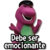 Debe ser emocionante