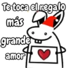 Te toca el regalo más grande amor