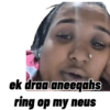ek draa aneeqahs ring op my neus