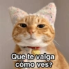 Que te valga cómo ves?