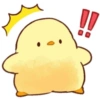 Stiker ayam lucu 5