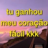 tu ganhou meu coração fácil kkk