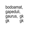bodoamat, gapeduli, gaurus, gk gk gk