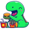 Más dinosaurios kawaii 8