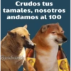 Crudos tus tamales, nosotros andamos al 100 Revicheems