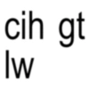 cih gt Iw