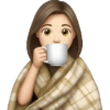Emoji cozy beige white 15