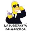 LA PUERCA ESTÁ EN LA POCILGA