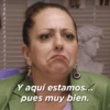 Y aquí estamos... pues muy bien.