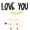 LOVE YOU @MYCUTE_STICKERS