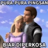 PURA-PURA PINGSAN
BIAR DIPERKOSA