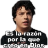 Es la razón
por la que
creo en Dios
HG SCORE