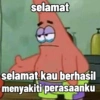 selamat 81 selamat kau berhasil menyakiti perasaanku