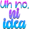 un no.
ni
idea