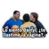 Lo siento Darryl, ¿te
lastimé la vagina?