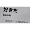 好きだ
Suki da
"i like you" in Japanese