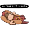 LA CENA ESTÁ SERVIDA
m