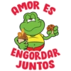 AMOR ES
>
ENGORDAR
JUNTOS