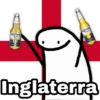 @HARLEY STICKERS Con Corone Extra Inglaterra