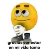 gracias por estar
en mi vida tamo