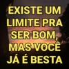 EXISTE UM
LIMITE PRA
SER BOM,
MAS VOCÊ
JÁ É BESTA