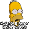 SAME SITIONERS
No tengo la menor
idea de que pasa