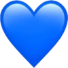 IPhone emoji blue 10