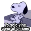 " Yo solo vine a ver al chisme