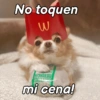 No toquen M BURGER LETTUCE mi cena!