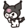 Nuevos Emojis Kuromi 💜🖤 18