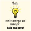 Muita neste ano que vai começar. Feliz ano novo!