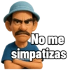 No me simpatizas