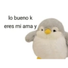 lo bueno k eres mi ama y