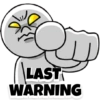 LAST
WARNING