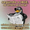 segundo o IBGE, de ontem pra hoje macintosh h861 Daily Chill minha paixão por você aumentou em 2793%