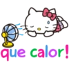 que calor!